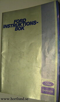 1982 Ford Instruktionsbok