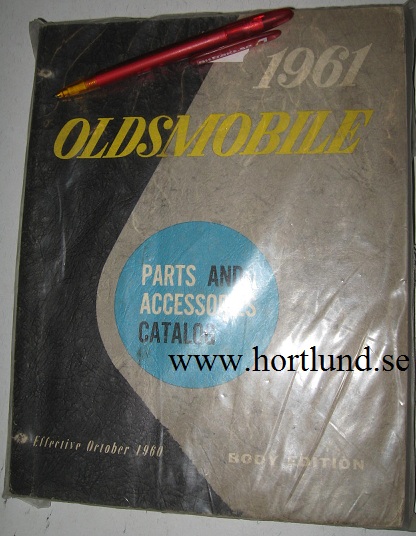 1961 Oldsmobile Body Parts Book