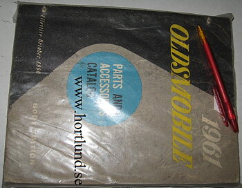 1961 Oldsmobile Body Parts Book