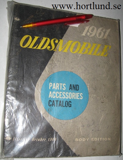 1961 Oldsmobile Body Parts Book - 2