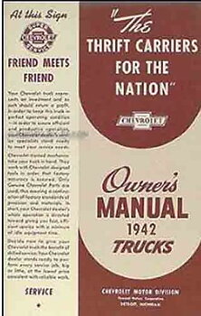 1942 Chevrolet Truck Owner's Manual