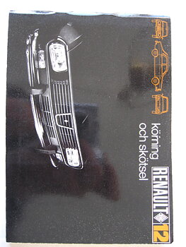 1970 Renault 12 Instruktionsbok