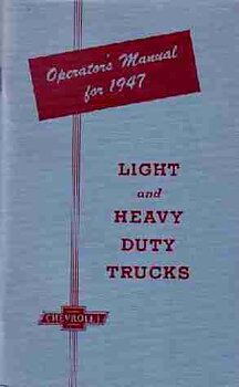 1947 Chevrolet Truck Owner's Manual