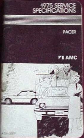 1975 AMC Pacer Service Specifications