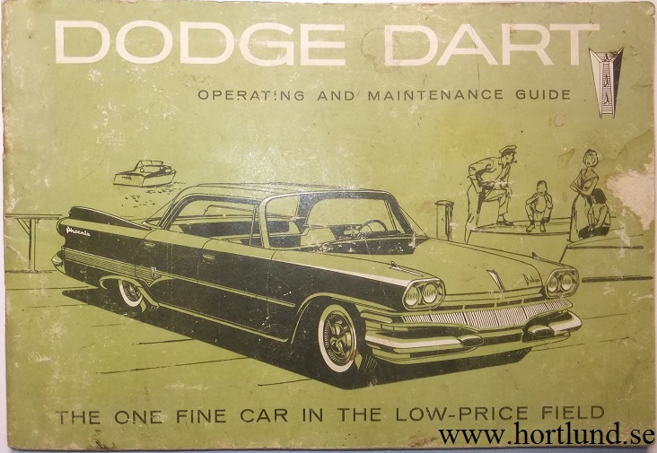 1960 Dodge Dart Owners Manual