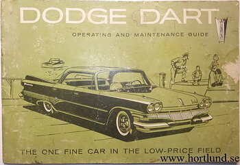 1960 Dodge Dart Owners Manual