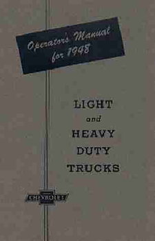 1948 Chevrolet Truck Owner's Manual