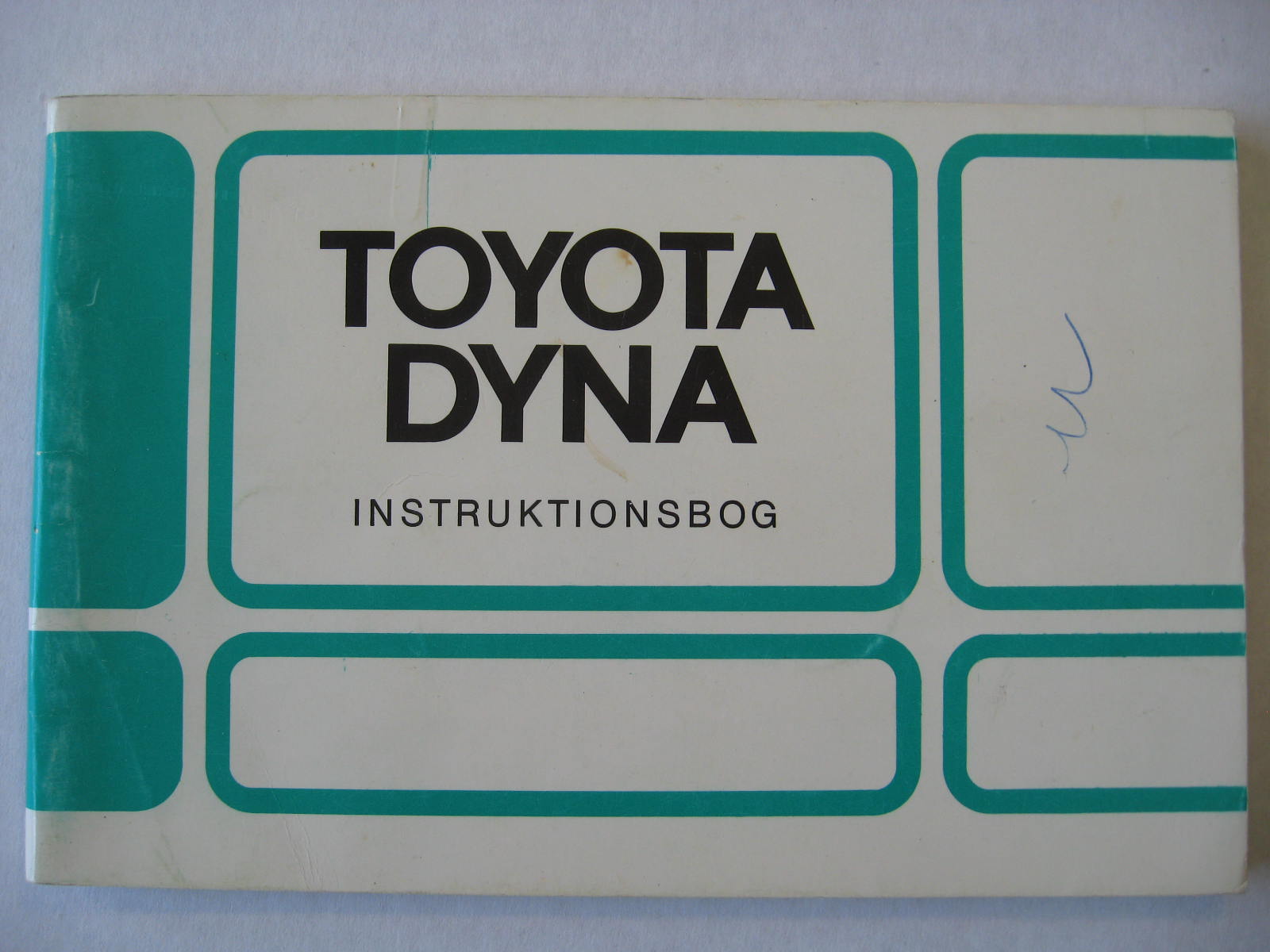 1972 1973 Toyota Dyna Instruktionsbok
