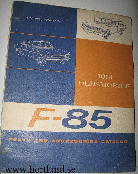 1961 Oldsmobile F-85 Parts and Accessories Catalog