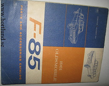 1961 Oldsmobile F-85 Parts and Accessories Catalog
