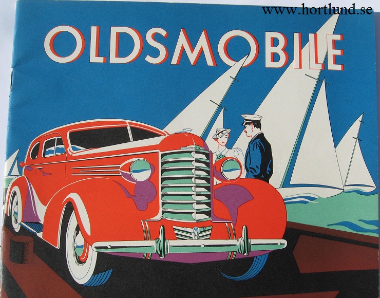 1937 Oldsmobile 6 Svensk broschyr