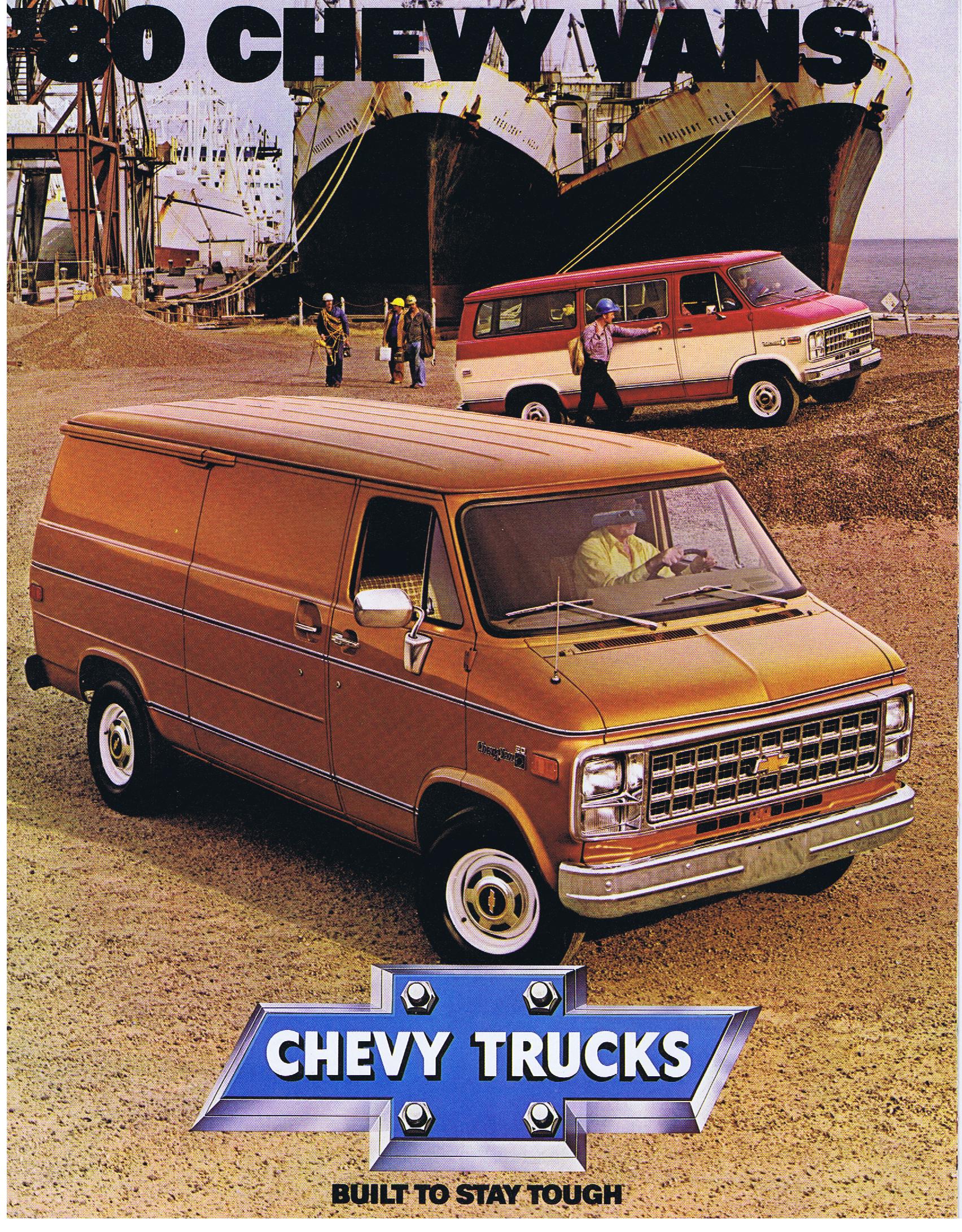 1980 Chevrolet Truck Chevy Vans Broschyr