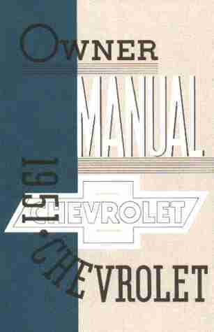 1951 Chevrolet Car Owner's Manual