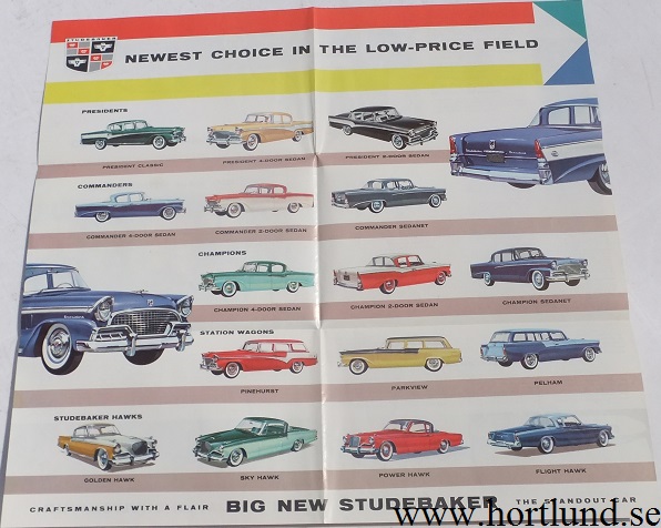 1956 Studebaker folder - 2