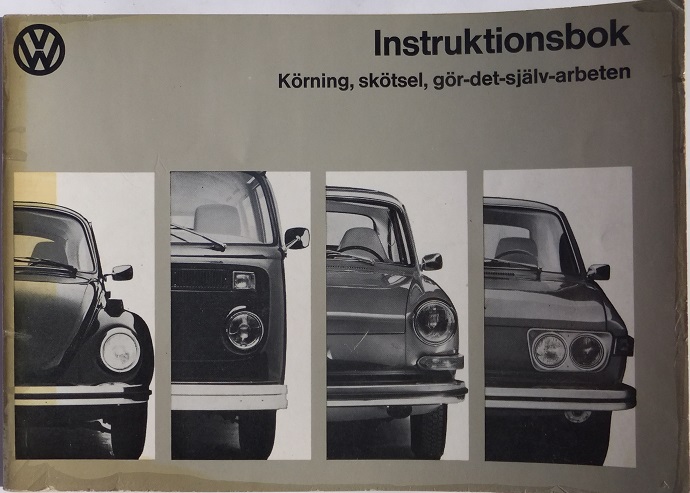 1973 Volkswagen VW Instuktionsbok del 2