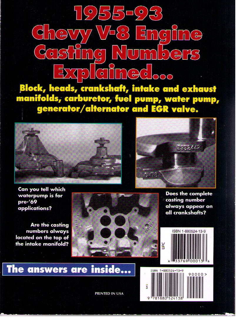 www.hortlund.se 1955 1993 Catalog of Chevy V8 Engine Casting