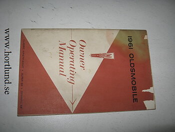 1961 Oldsmobile 88 98 Owner Operating Manual