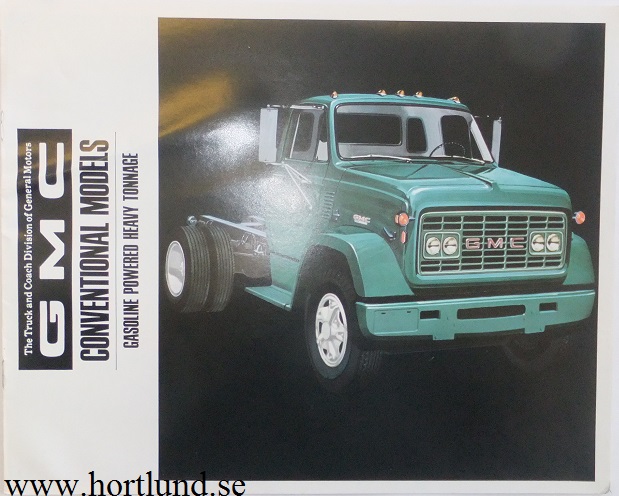 1968 GMC Lastbilar Broschyr