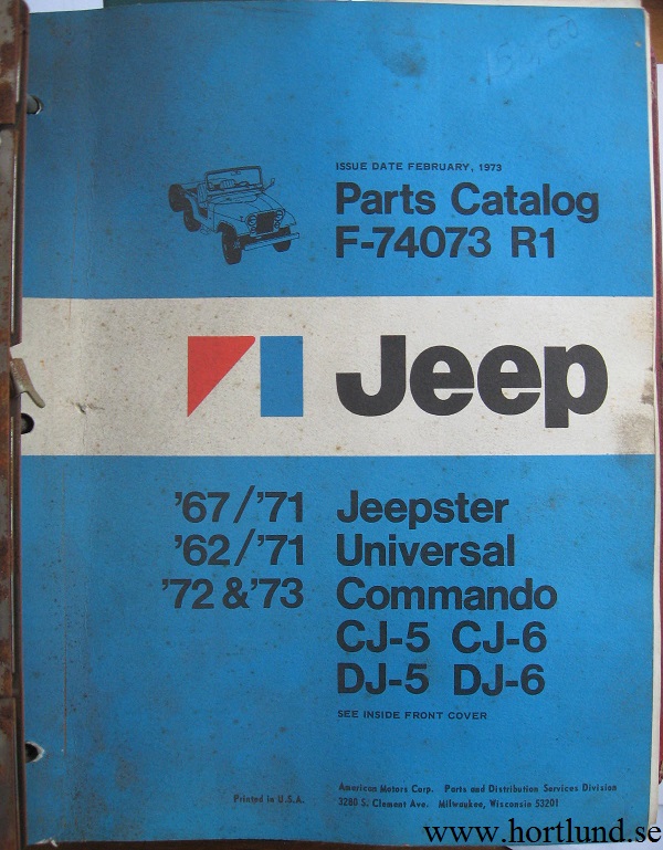 1962 - 1973 Jeep Parts Catalog - 2