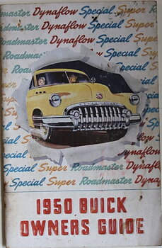 1950 Buick Owners Manual original