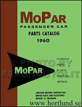 1960 Chrysler, Imperial, Dodge, De Soto, Plymouth Parts Catalog