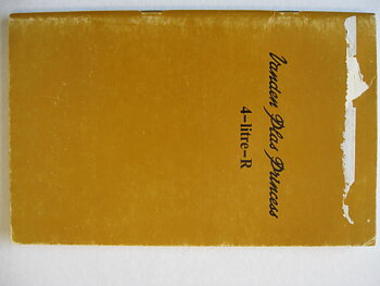 Vanden Plas Princess 4-litre-R Instruktionsbok