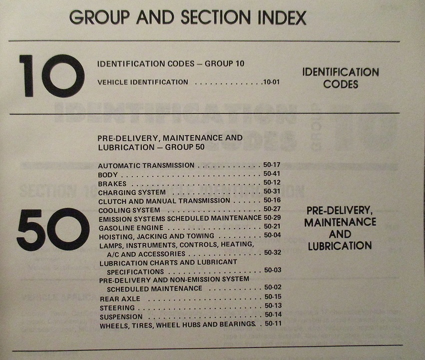 1982 Ford, Mercury, Lincoln Shop Manual Vol F - 2