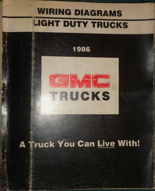 1986 GMC Light Duty Truck Wiring Diagrams CK G P ST M