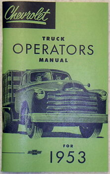 1953 Chevrolet Truck Owner's Manual