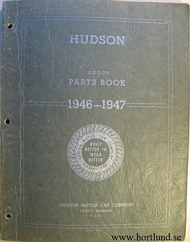 1946 - 1947 Hudson Group Parts Book