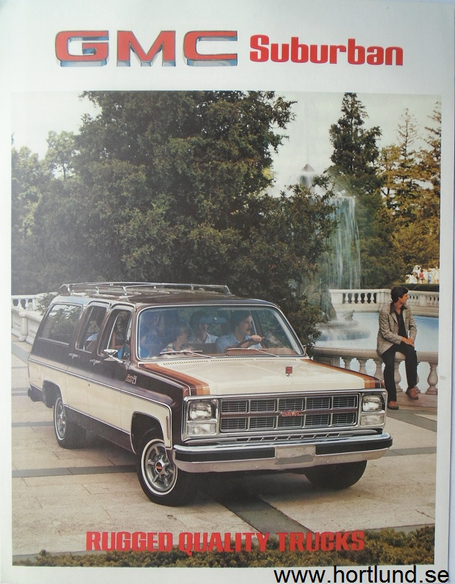 1980 GMC Suburban Broschyr