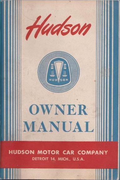 1948 Hudson Owner Manual