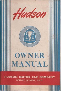 1948 Hudson Owner Manual