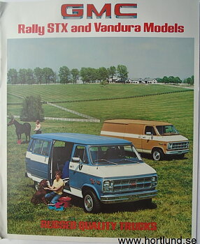 1980 GMC Rally STX and Vandura Broschyr