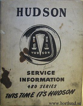 1948 Hudson Service Information.