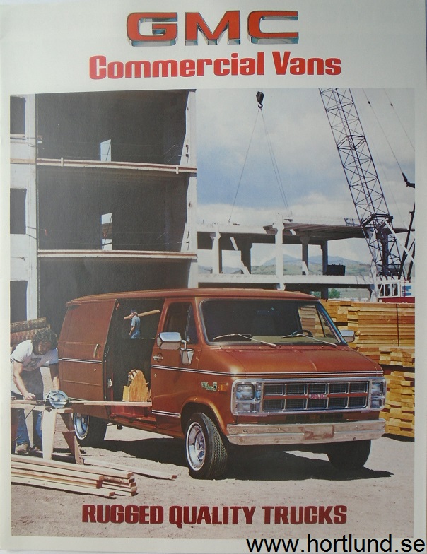 1980 GMC Commercial Vans Broschyr