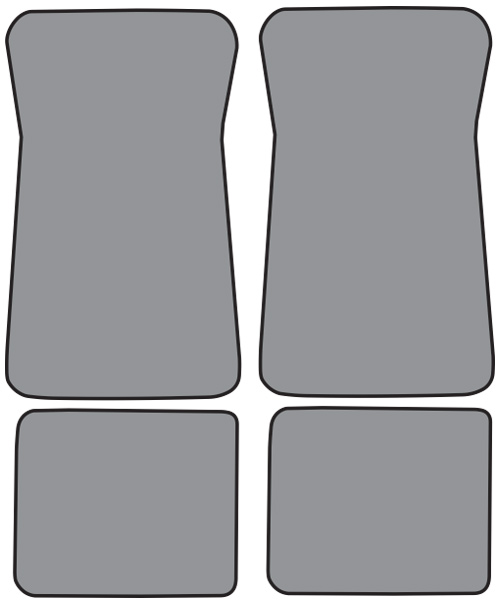 71 - 73 Carpet Floor Mats 4pc FM14 - 2