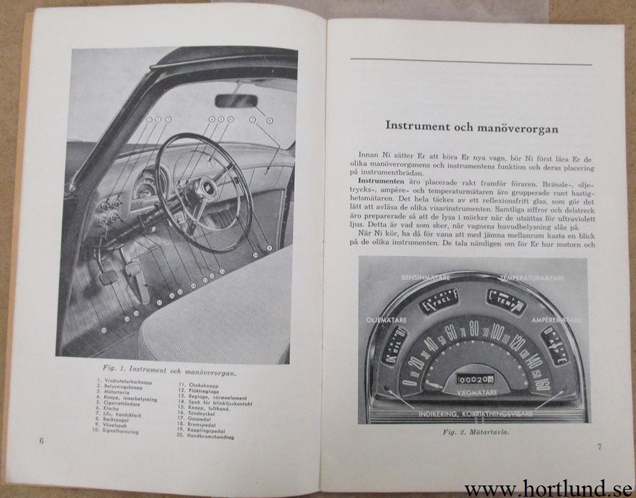 1952 Ford V-8 Instruktionsbok svensk - 2