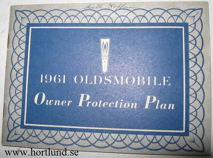 1961 Oldsmobile Owner Protection Plan