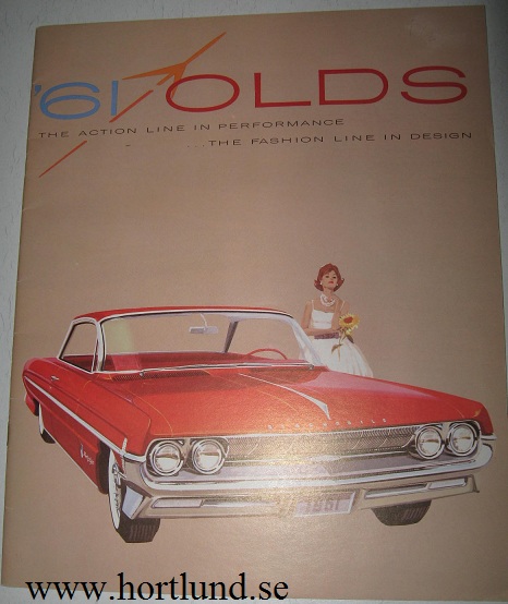 1961 Oldsmobile lyx broschyr