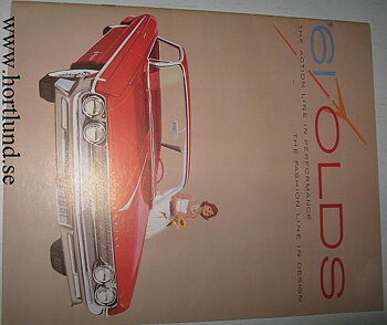 1961 Oldsmobile lyx broschyr