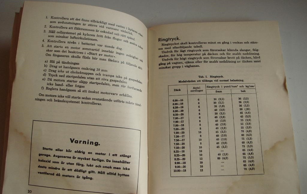 1950 - 1951 Chevrolet Lastbilar Handbok Svenskt Original - 4