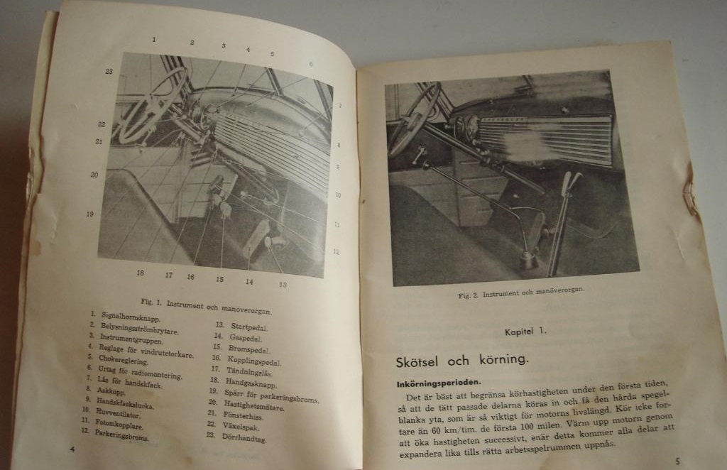 1950 - 1951 Chevrolet Lastbilar Handbok Svenskt Original - 3