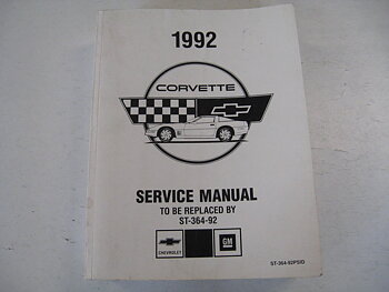 1992 Chevrolet Corvette Service Manual