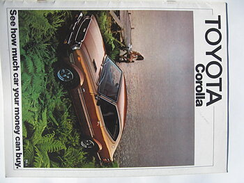 1975 Toyota Corolla broschyr