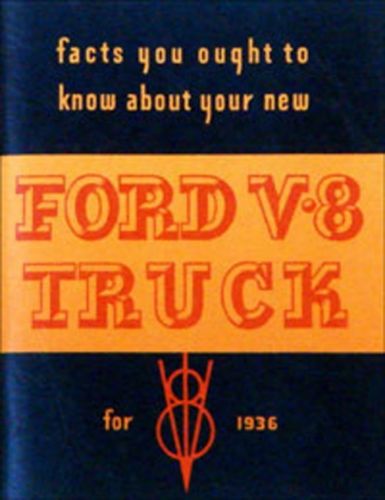 1936 Ford Truck Owners Manual