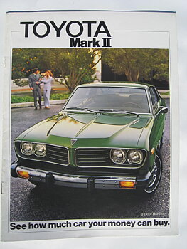 1975 Toyota Corona Mark II broschyr