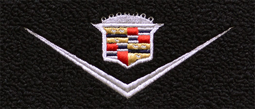 Cadillac Crest with V logga