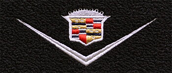 Cadillac Crest with V logga