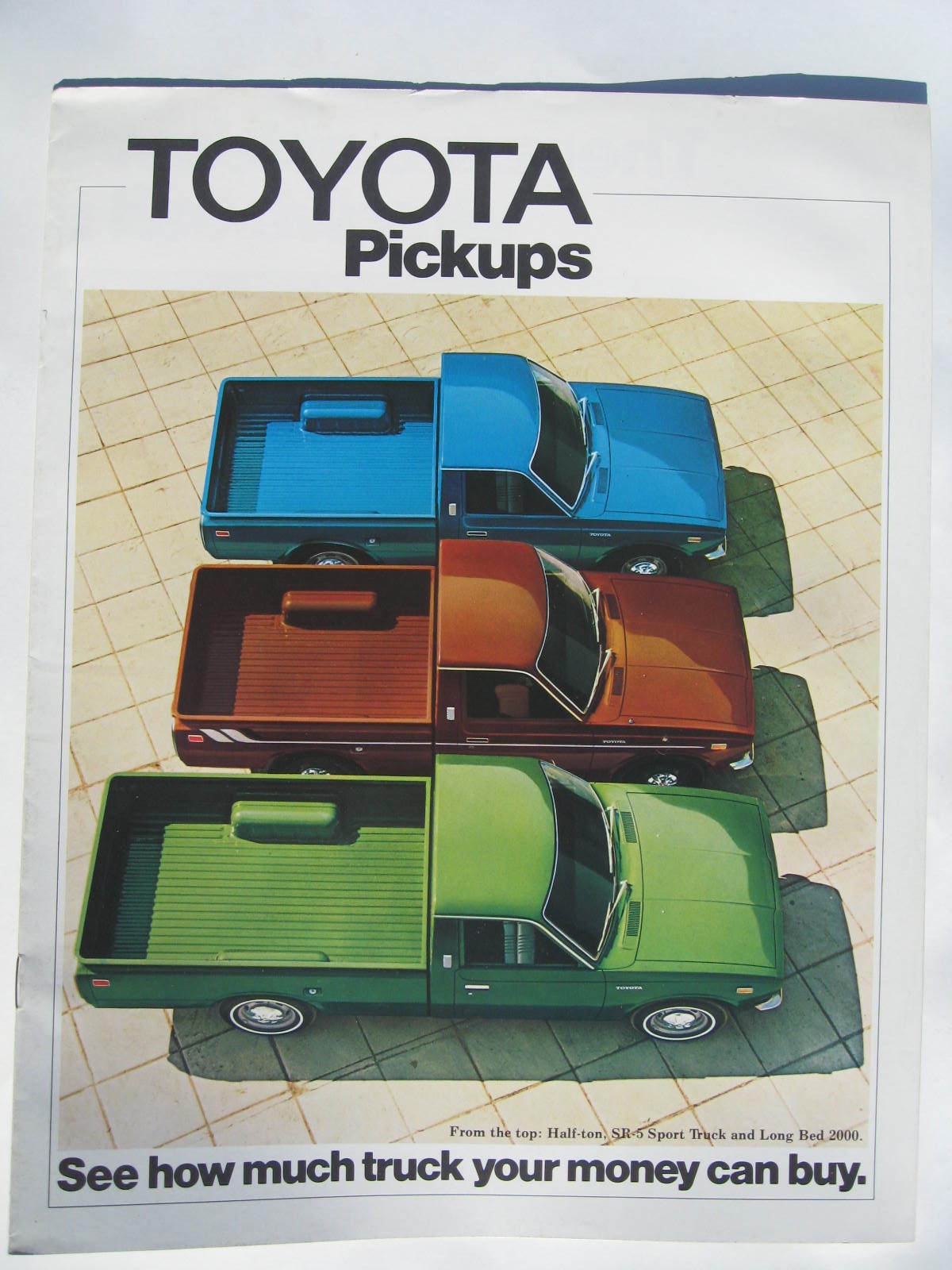 1975 Toyota Pickups broschyr